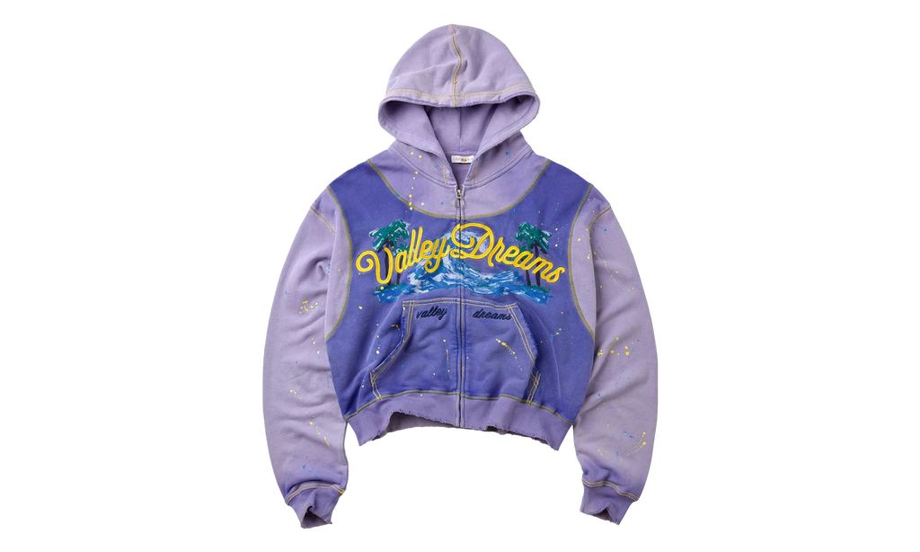 Forever Paradise Zip Up Hoodie "Purple" VAL316