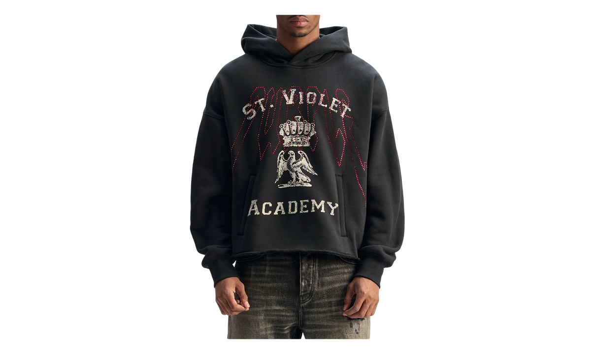 St. Violet Crystals Hoodie "Black" M4104 HWBH426