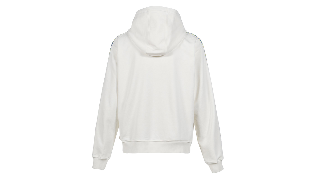 Technical Pocket & Laurel Tape Zip Hoodie "Off White" MPF25 JTP 392 01