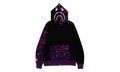 Color Camo Shark Full Zip Hoodie (FW23) "Black / Purple" 1J801 150 120 PURPLE
