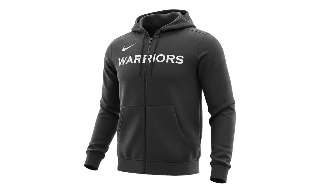 NBA Golden State Warriors Hoodie Full Ziper WMNS "Black" 931131 010