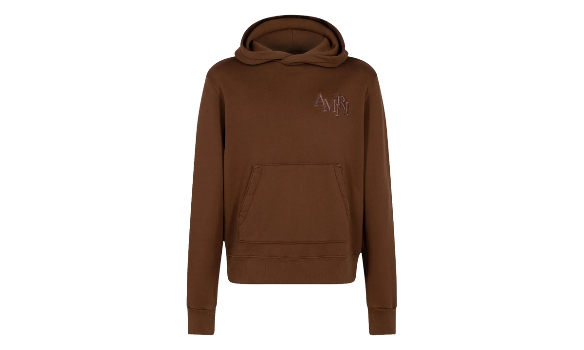 Staggered Logo Hoodie "Brown" AW23MJG029 219