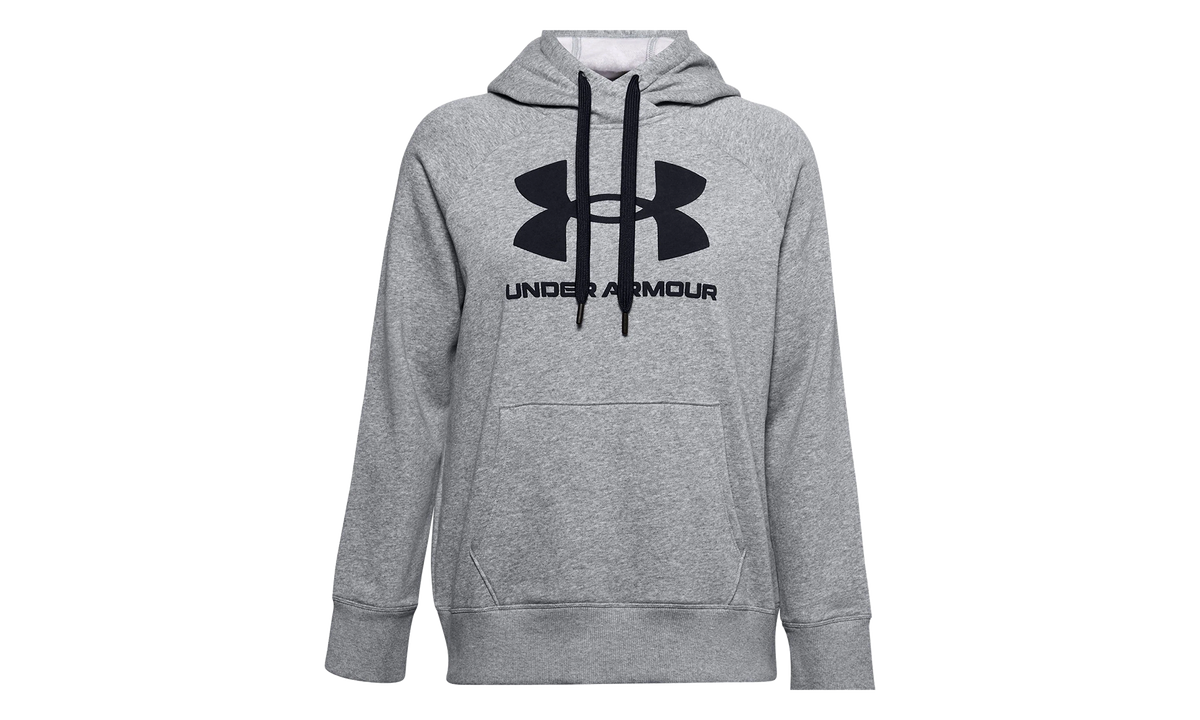 Rival Fleece Logo Hoodie WMNS "Grey" 1356318 035