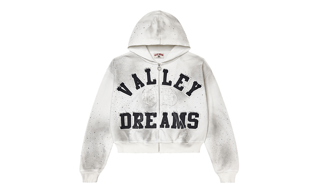 Classico Zip Up Hoodie "White" VAL145