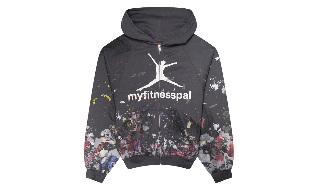 Fitness Pal Zip Up Hoodie "Gray" PRAY2421570