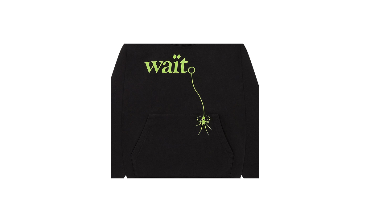 Wait Hoodie "Black / Green" SP5der214