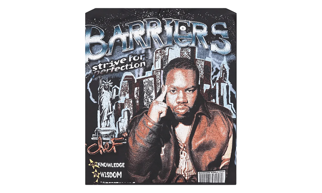 Raekwon Logo Hoodie "Black / Multicolor" BAR06