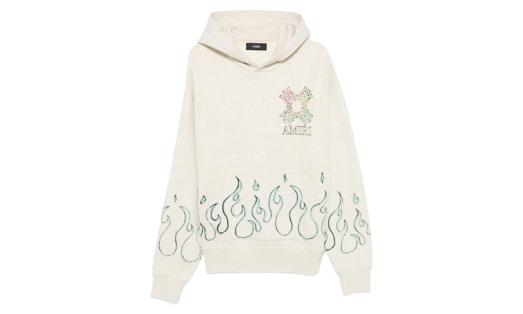 MA Quad Flames Oversized Hoodie "Ivory" AMTOJR1149 127