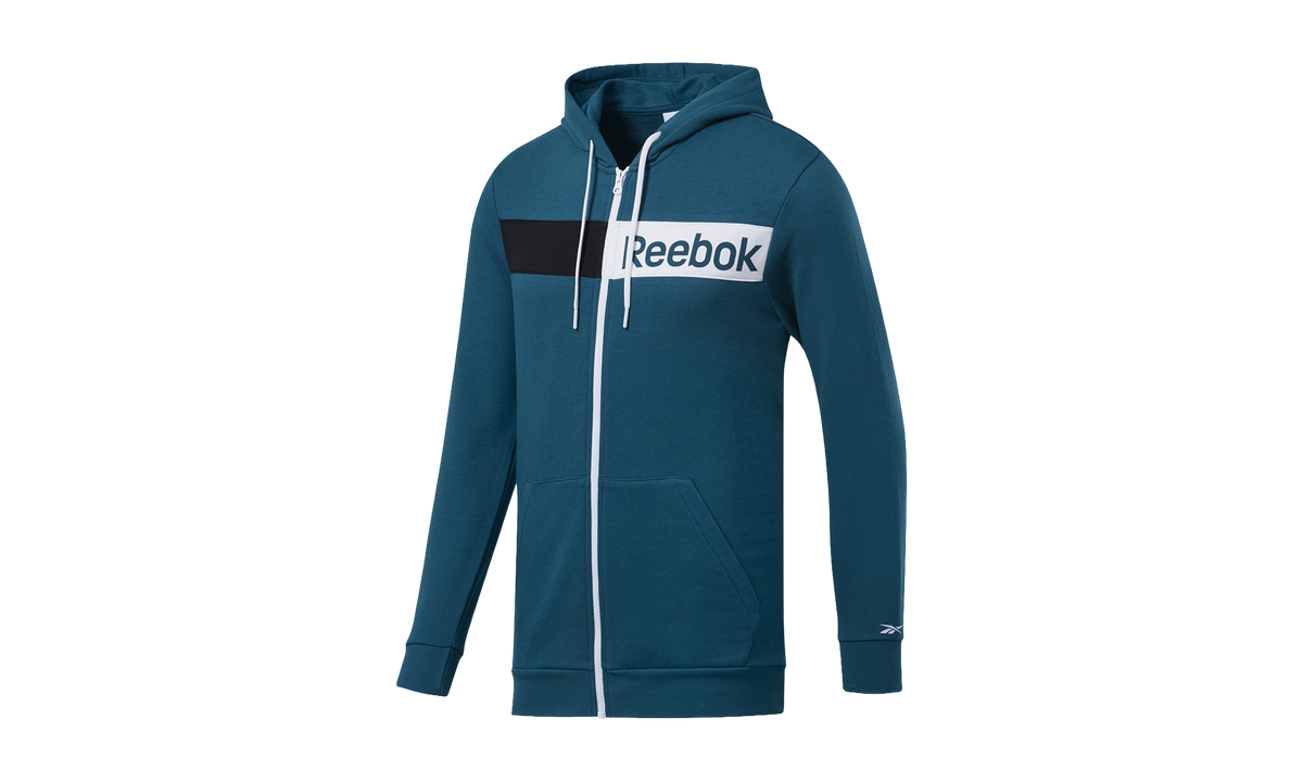 Training Essentials Linear Logo Hoodie "Heritage Teal" FJ4696