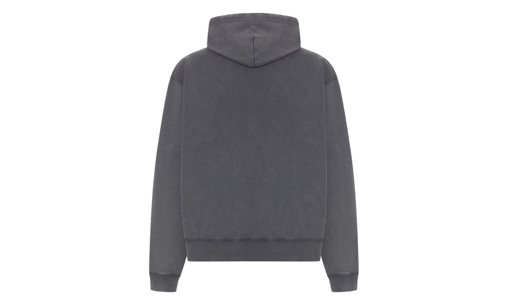 Oversized Drawstring Hoodie "Washed Black / White" 858143 TTVN6 9034