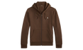 Double-Knit Zip Up Hoodie "Brown" 710881517096