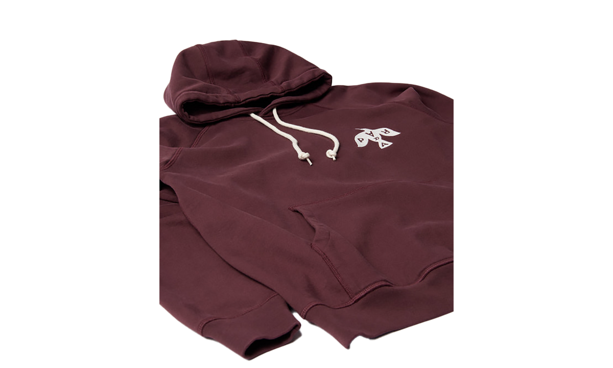 Parra Crow Logo Pullover Hoodie "Dark Burgundy" 54326