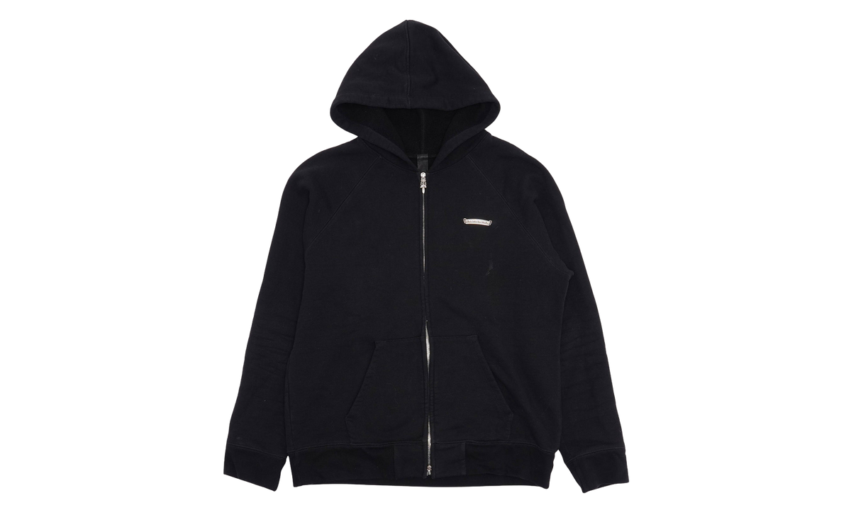 Embroidered King Taco Zip Up Hoodie "Black" CHRM1741