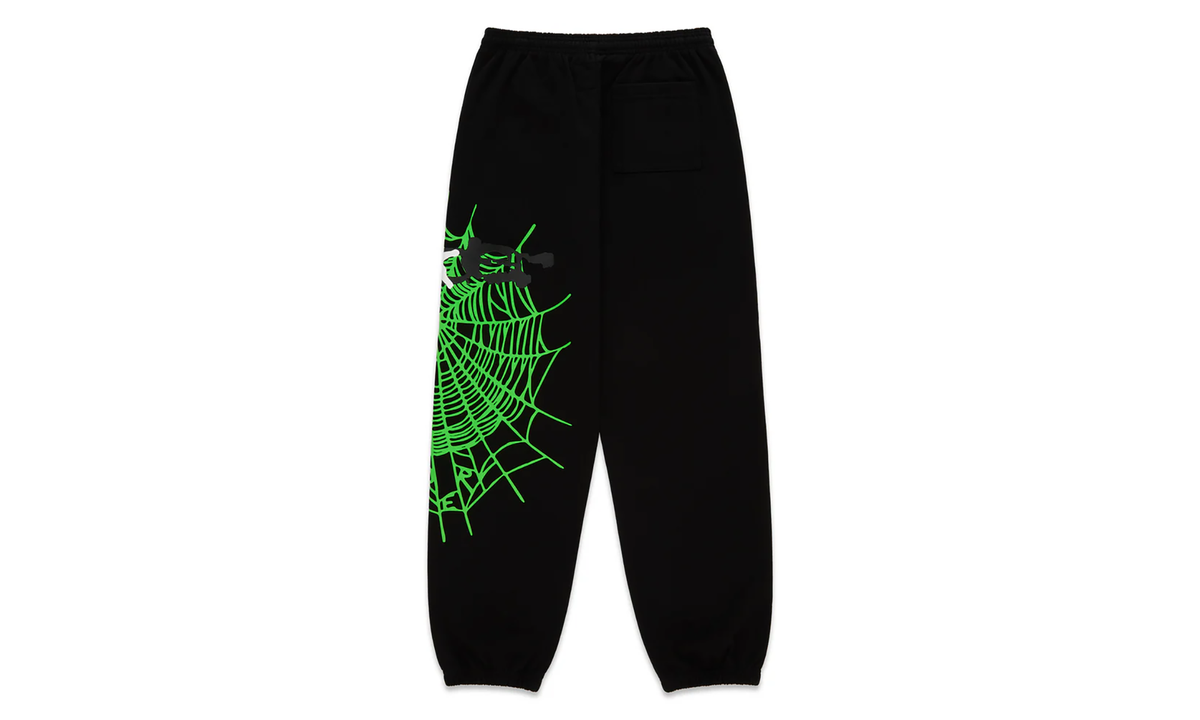 Heavy Web Sweatpants "Black / Green" SP5der217