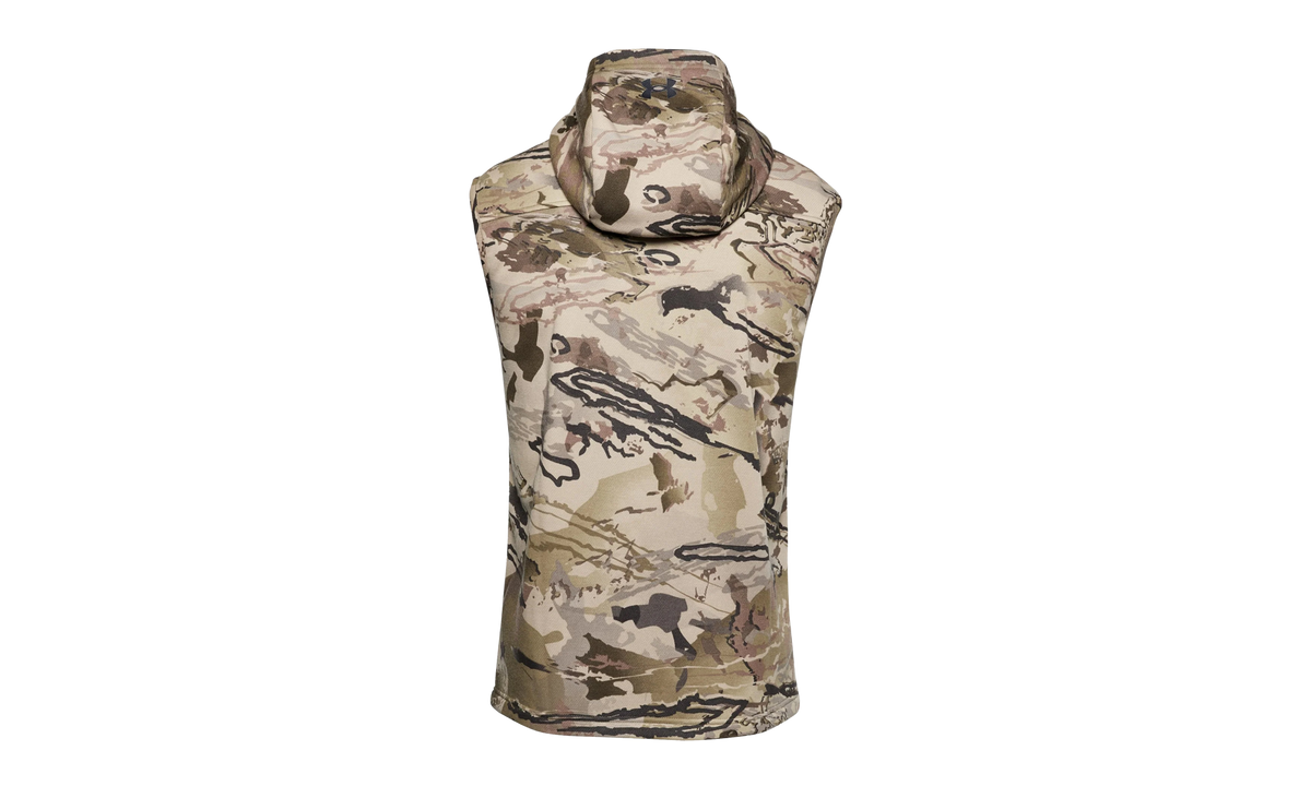 Rut Fleece Vest Hoodie "Barren Camo AFS / Black" 1356288 999