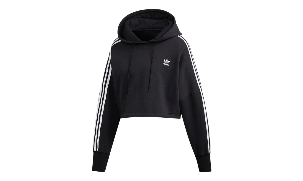 Originals Adicolor Classics Crop Hoodie WMNS "Black" ED7554