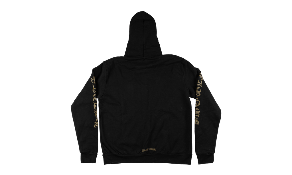 Vertical Logo Zip-Up Hoodie "Black/Olive" CHRM0852
