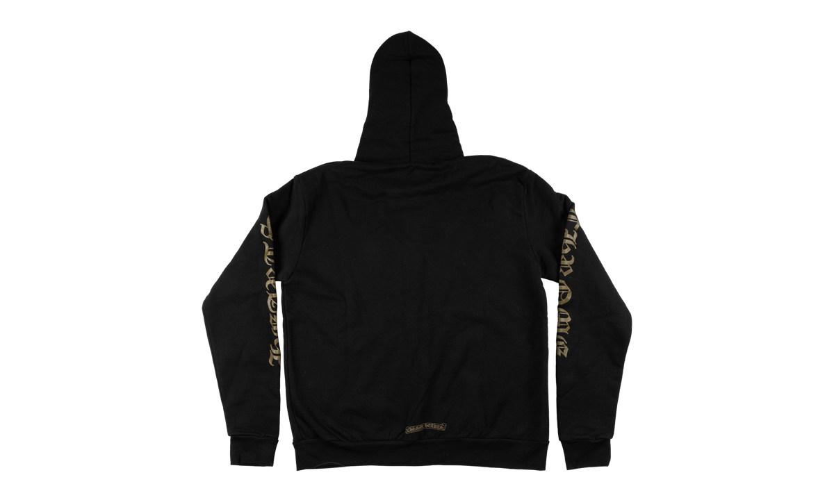 Vertical Logo Zip-Up Hoodie "Black/Olive" CHRM0852