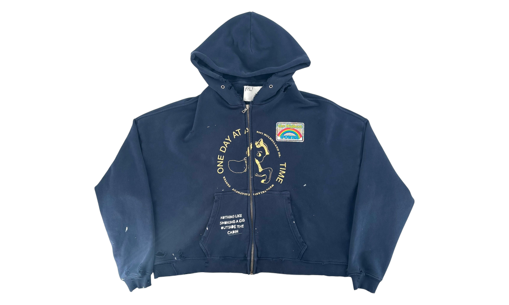Treatment Center Zip Up Hoodie "Navy" 1738E41A