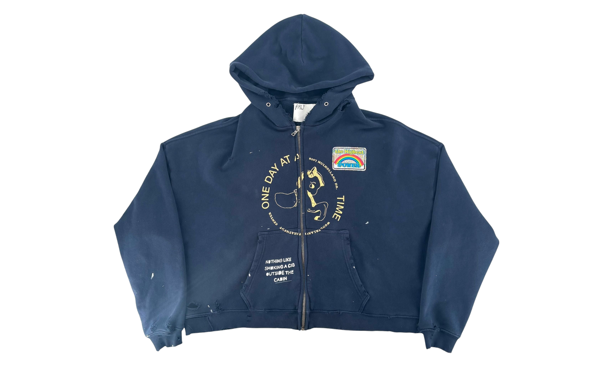 Treatment Center Zip Up Hoodie "Navy" 1738E41A