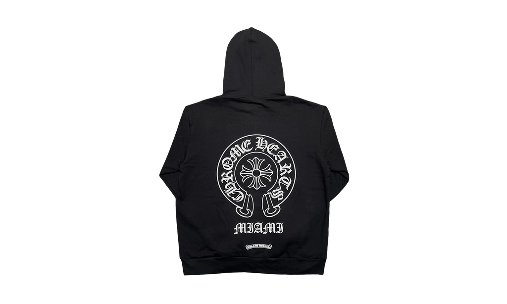 Miami Exclusive Horseshoe Logo Graphic Hoodie "Black" CHRM0150