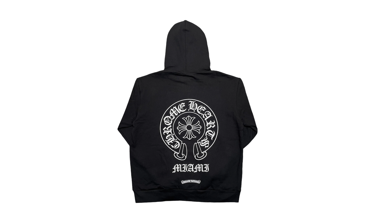Miami Exclusive Horseshoe Logo Graphic Hoodie "Black" CHRM0150