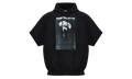 Raglan Cut-Off Sleeve Hoodie "Black" A00170TUVQ71000