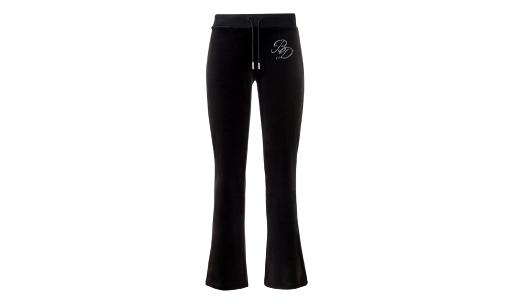 Studded Velour Sweatpants WMNS "Black" BD043