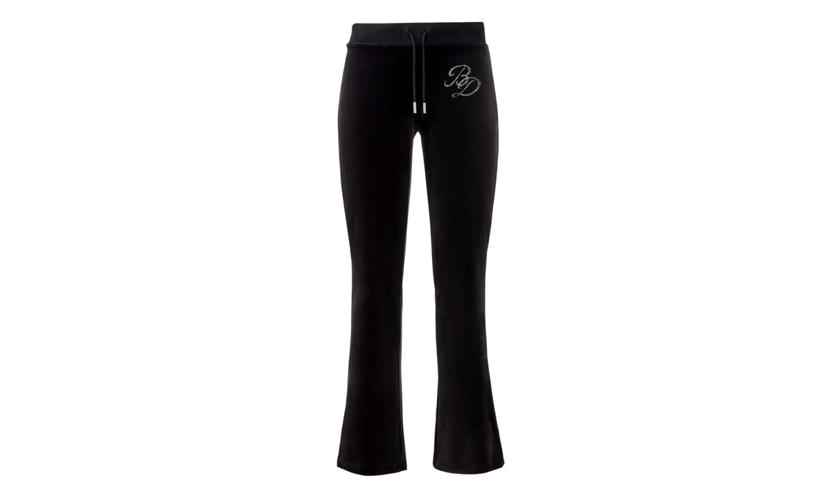 Studded Velour Sweatpants WMNS "Black" BD043