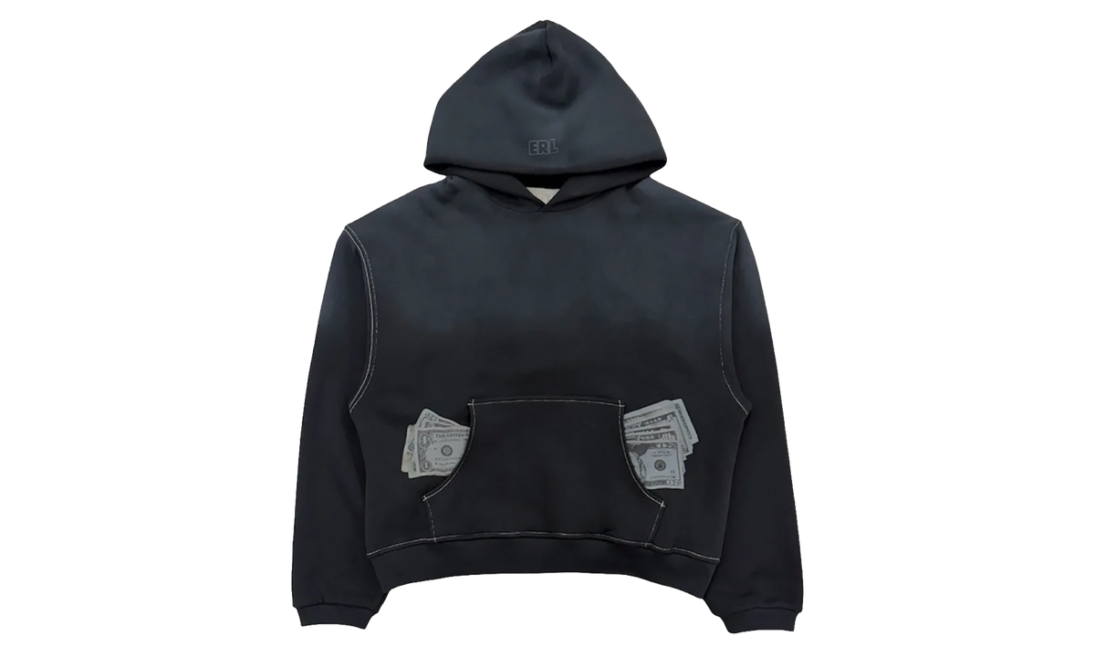 Money Knit Hoodie "Black" ERL13T023 BLK