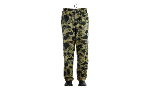 1st Camo A Bathing Ape Logo Relaxed Fit Track Sweatpants "Green" 1M30152305 GRN