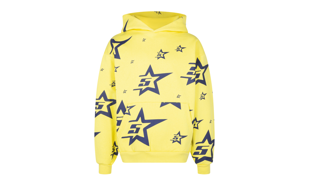 SP5DER 5STAR Pullover Hoodie "Yellow" SP5 YDLAYER HD