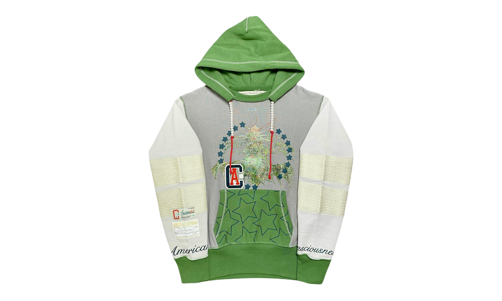 American Consciousness Hoodie "Green / Grey" ABC006