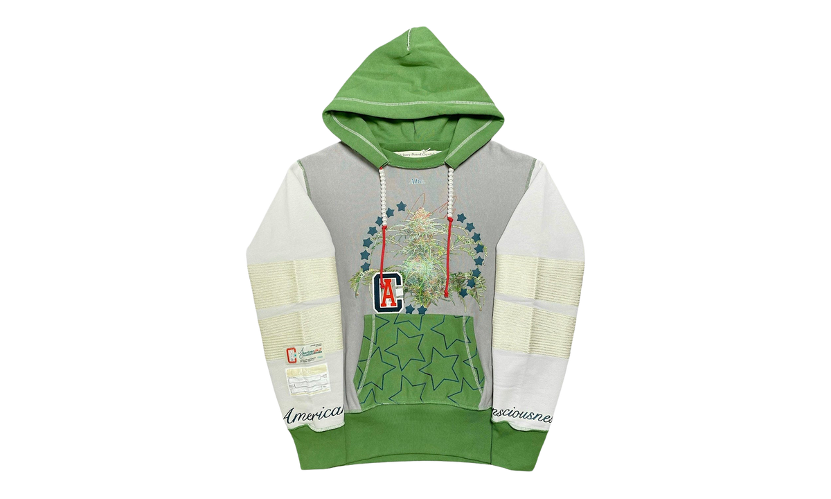 American Consciousness Hoodie "Green / Grey" ABC006