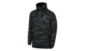 Air Jordan Flight Camo Anorak Half Zip Pullover Hoodie "Black" AH6163 010