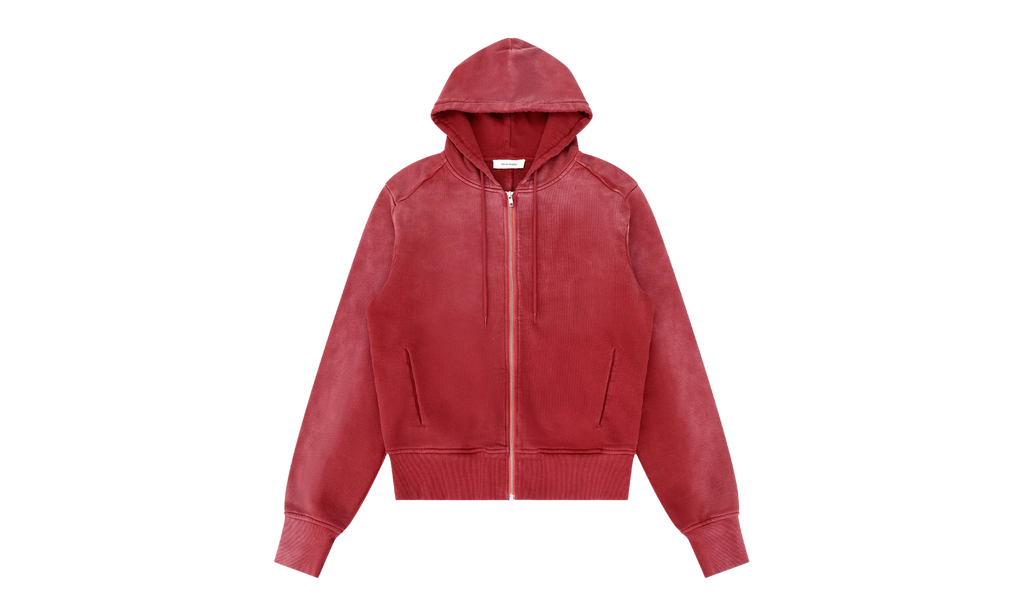 Slim Zip-Up Hoodie "Red Clay" UNU261020RC