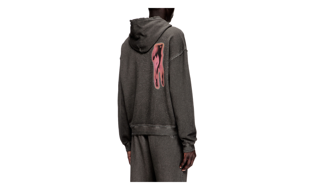 Treated Cotton Fleece Hoodie "Grey" A211940DCCD9CBA