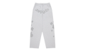 Rhinestone Beluga V2 Wide Leg Sweatpants "Heather Grey" SP5der310