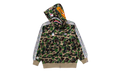 BAPE Shark Track Hoodie Jacket "Crew Green" KF4916