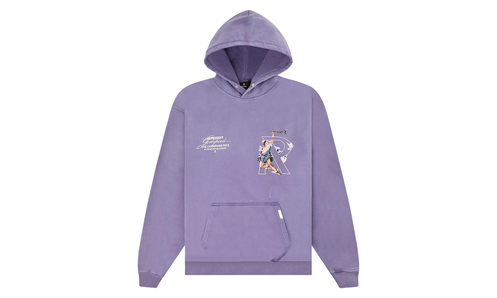 Hermes Pullover Hoodie "Purple" MLM4230 057
