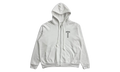 T-Bar Logo Zip-Up Hoodie "White" CHRM1893