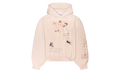 Hand Drawing Washed Hoodie "Cream" PI00026