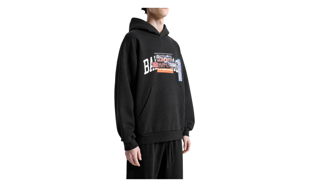 Bumper Stickers Medium Fit Hoodie "Black" 871956TUVS81000
