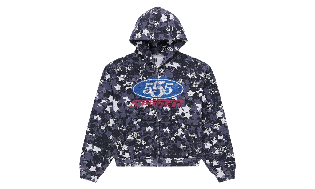 R5cing Zip Hoodie "Blue Camo" SP5der582