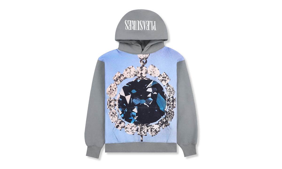 Richard Bernstein Mythic Hope Pullover Hoodie "Gray" P25W052-GRY