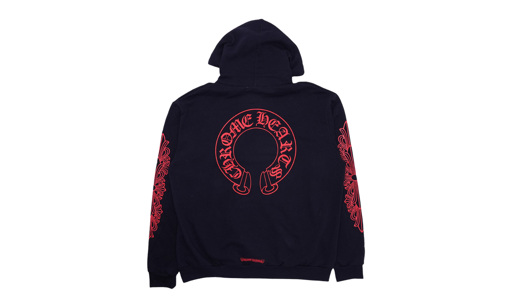 Horseshoe Logo Hoodie "Navy/Red" CHRM0130