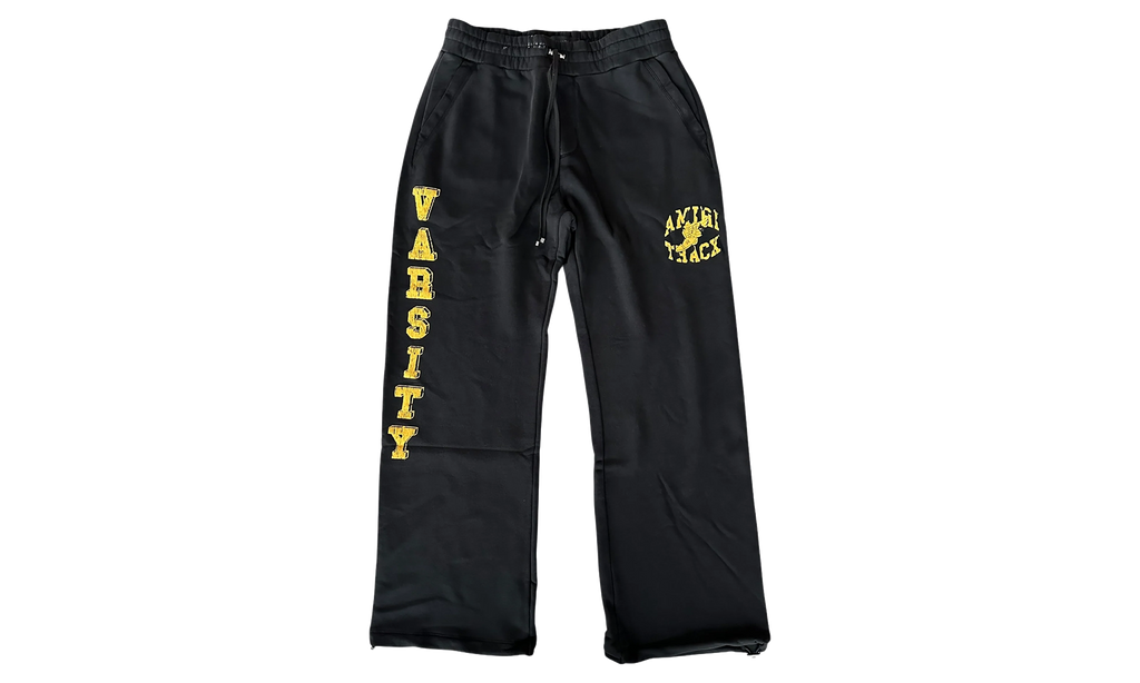 Track Logo Sweatpants "Black & Yellow" AMJYSP1002 051