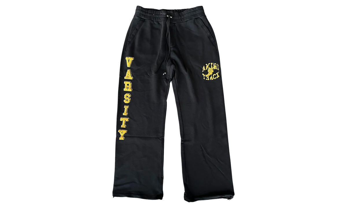 Track Logo Sweatpants "Black & Yellow" AMJYSP1002 051