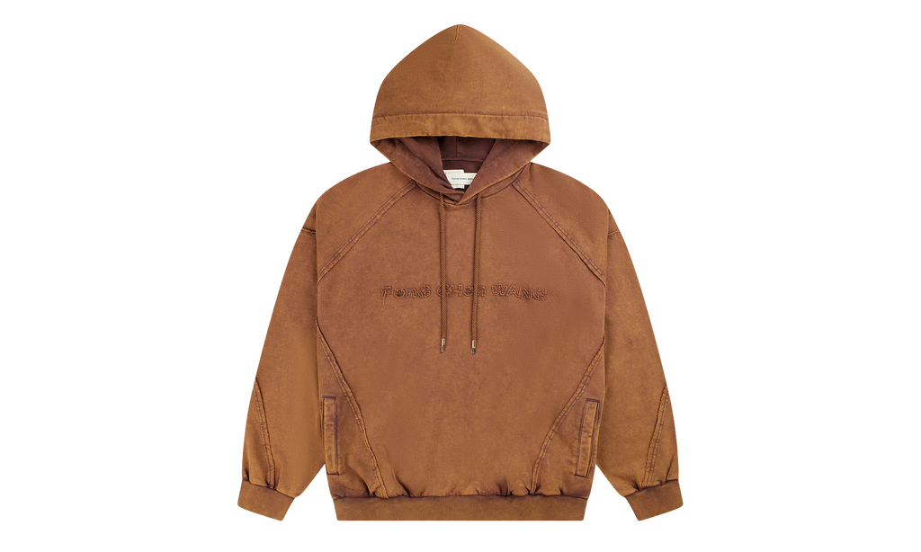 Washed Hoodie "Brown" FUF18HD05