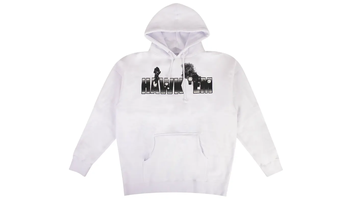 Hawk Em' Hoodie "Pop Smoke - White" NAITG9FS9